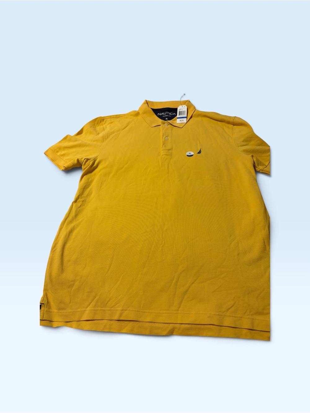 Nautica Men’s Mustard Yellow Polo Shirt